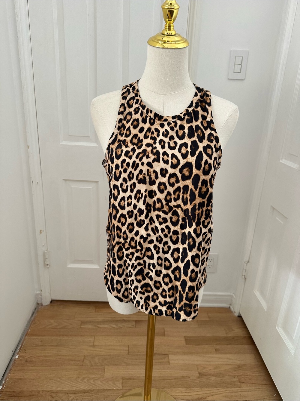 Good American Leopard Print Tank